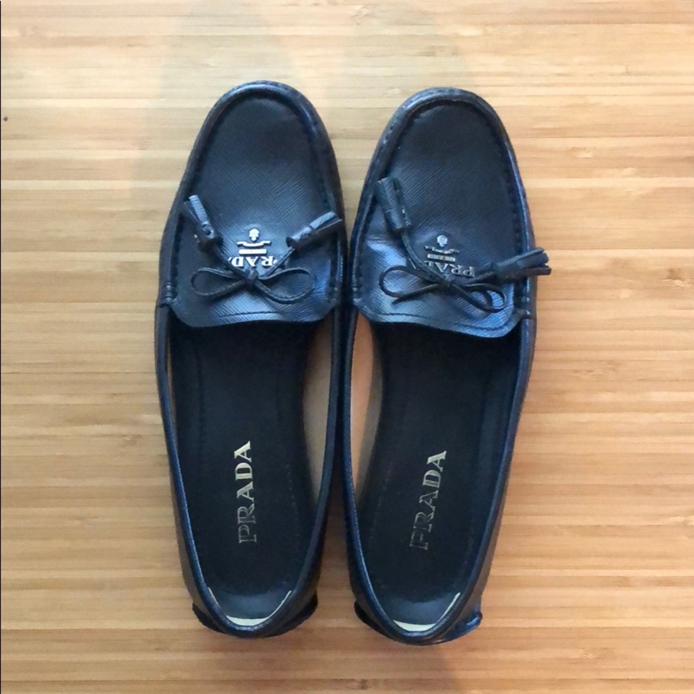 Authentic Prada Women’s Tassel Loafers